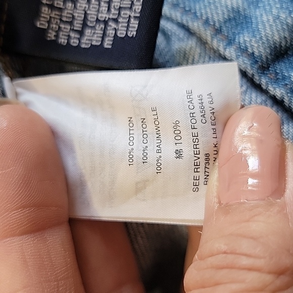 Madewell Size M Oversized Jean Jacket, Distressed, Medium Wash, Exc. Usede Cond. - Picture 12 of 12